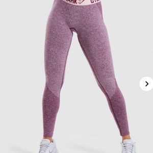 Gymshark Flex Leggings Dark Ruby Marl